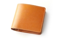 full grain Bridle Leather -  折財布（横型）